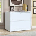 White 2-Drawer Lateral File Cabinet W5803