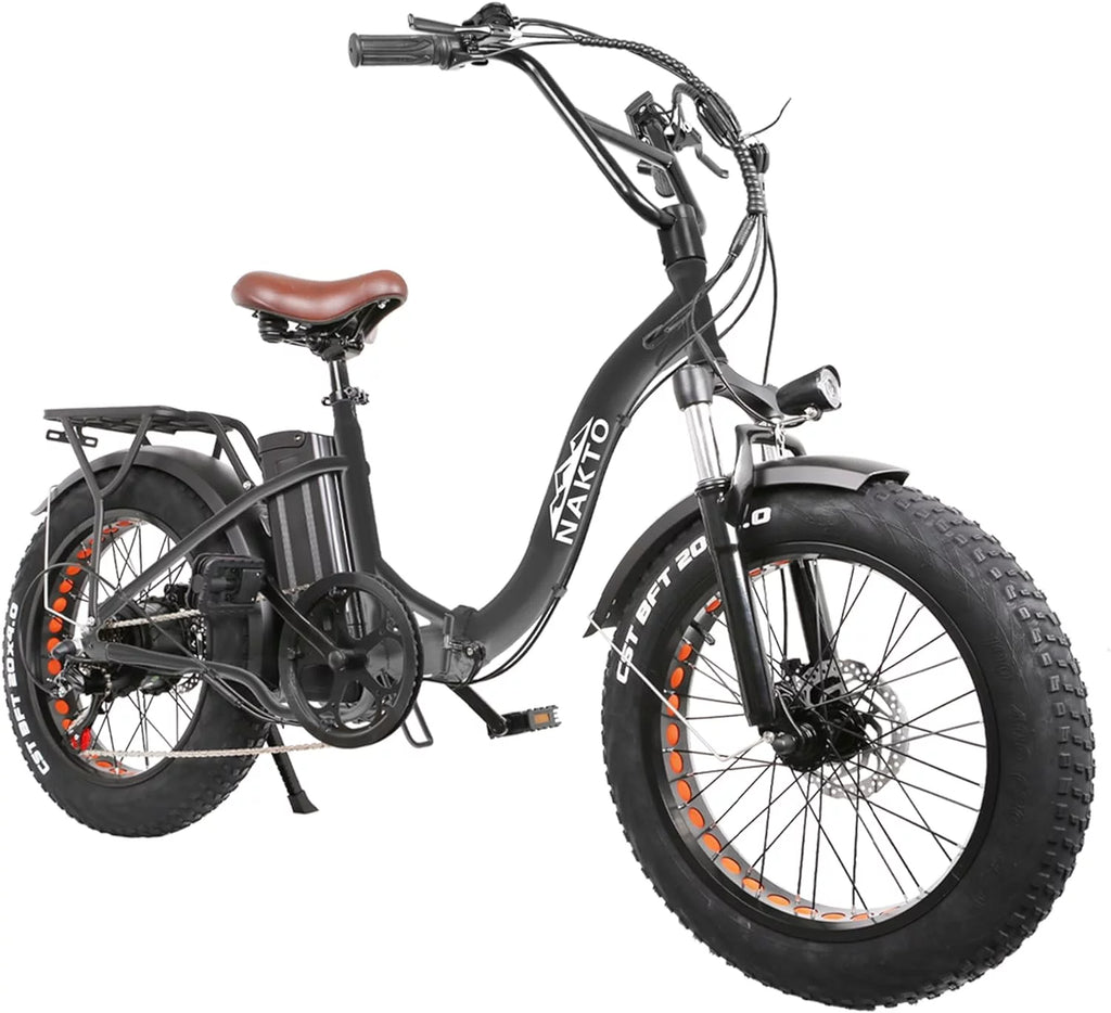 20" x4.0 Fat Tire 500W 48V/12Ah Removable Battery Electric Bike D318964