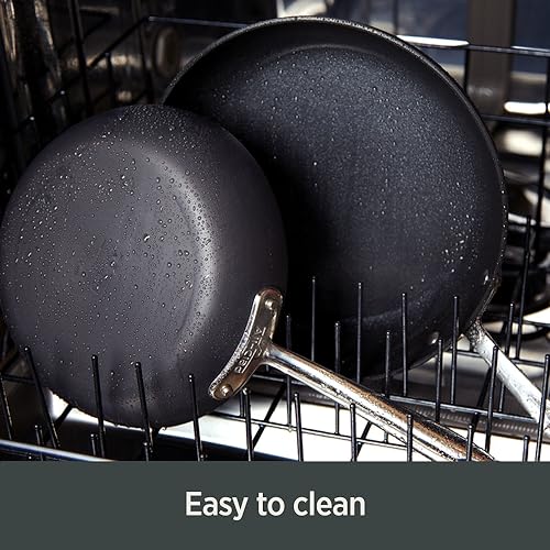 10 Piece Hard Anodized Nonstick Black Cookware Set F799
