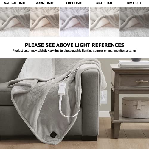 Reversible Electric Blanket, 50x60 Red Plaid I84981