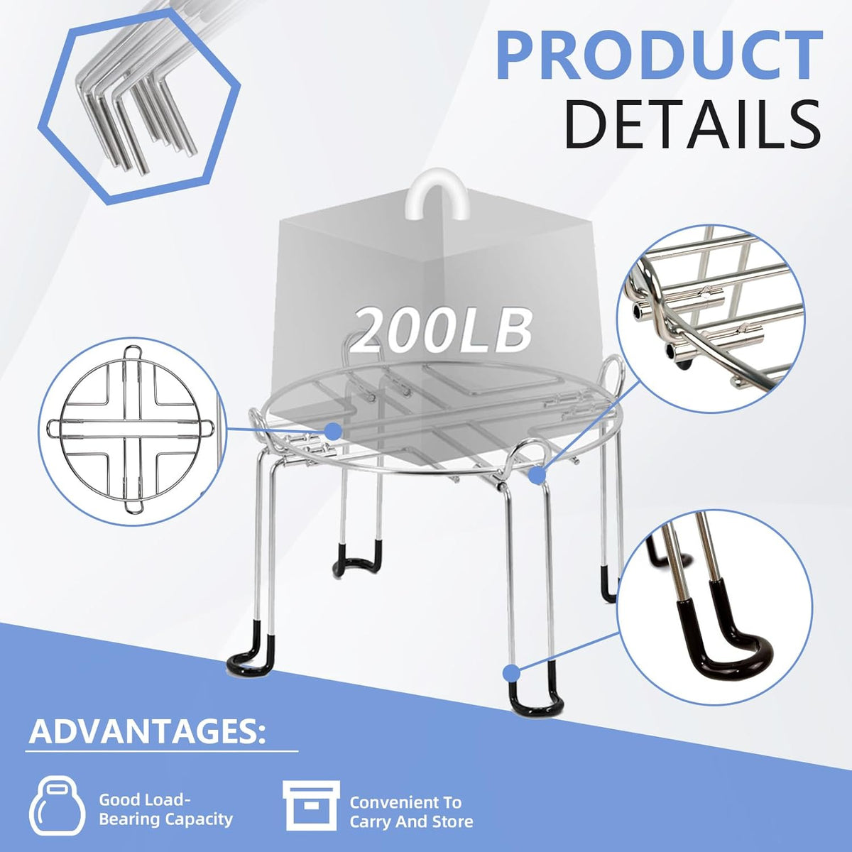 Stainless Steel Water Filter Stand A1718