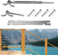 20 Sets T316 Stainless Steel Adjustable Angle 180° Cable Railing Kit L7367