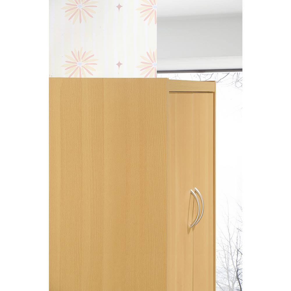 White 4-Door Kitchen Pantry Cabinet with 4 Shelves H42831