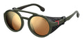 Matte Green Military Brown Gold 49 mm Sunglasses Y9088