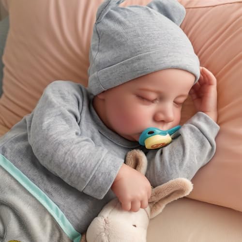 17 Inch Silicone Realistic Reborn Baby Doll with Feeding Kit X15841
