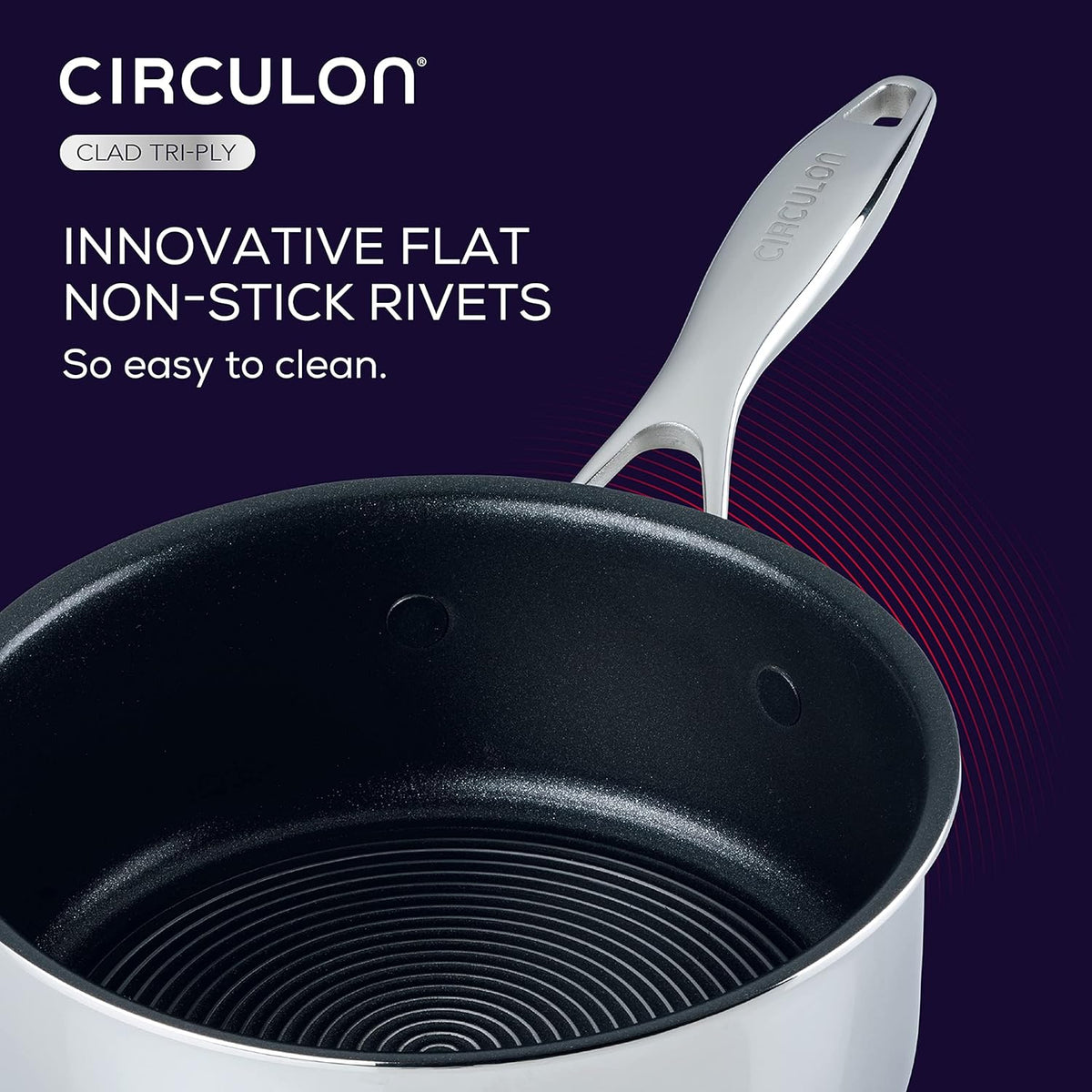 2 Quart Stainless Steel Saucepan with Glass Lid C929