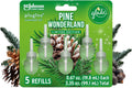 Pine Wonderland 3.35 Fl Oz 5 Count Air Freshener Refills F11031
