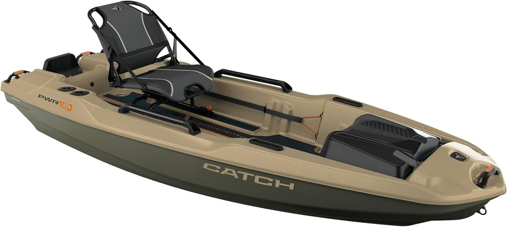 Sit-on-Top Fishing Kayak 10 ft Light Kaki H59294