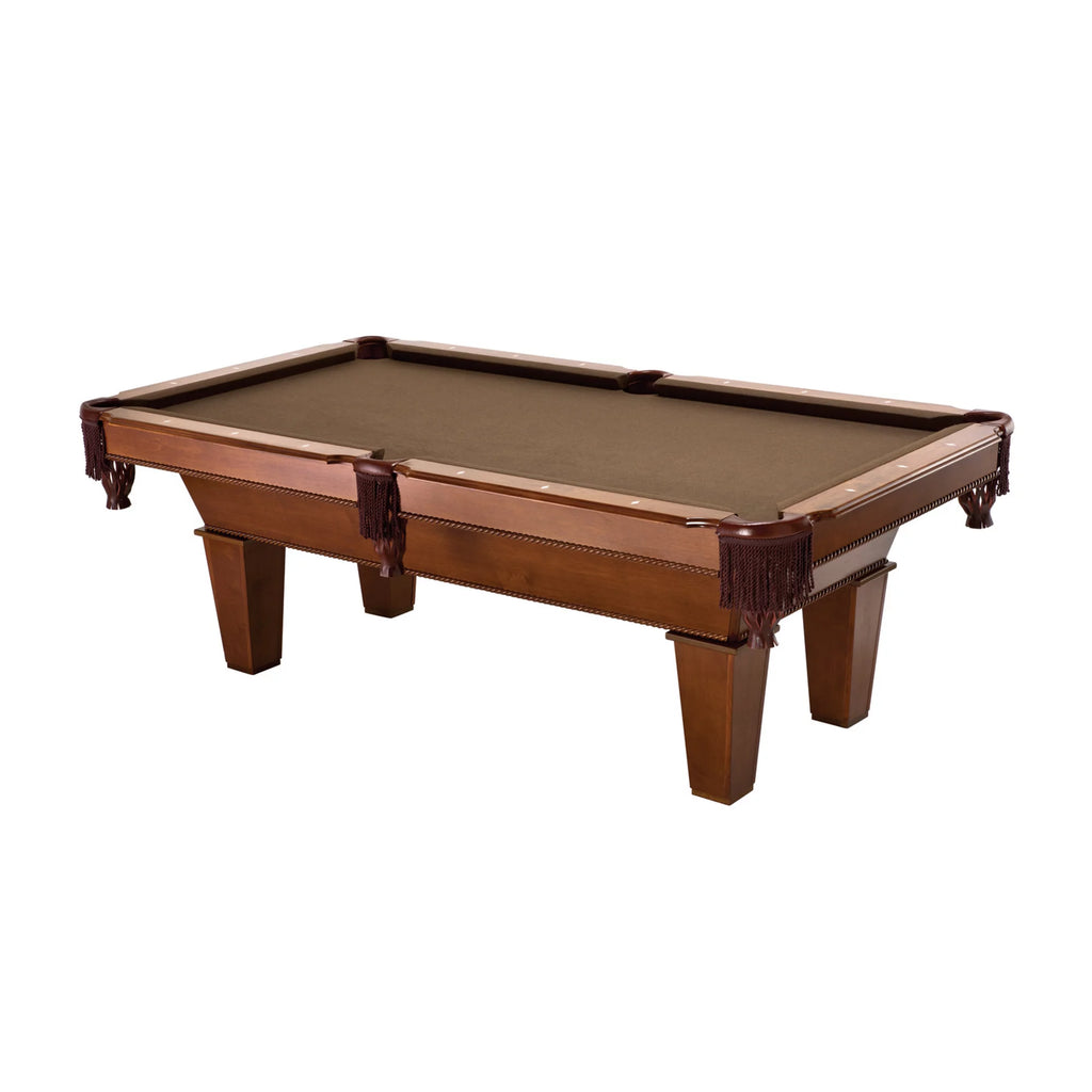 7.5' Billiard Table with Two Pool Cues W32599