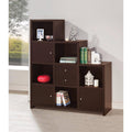 Brown Contemporary Bookcase U3327