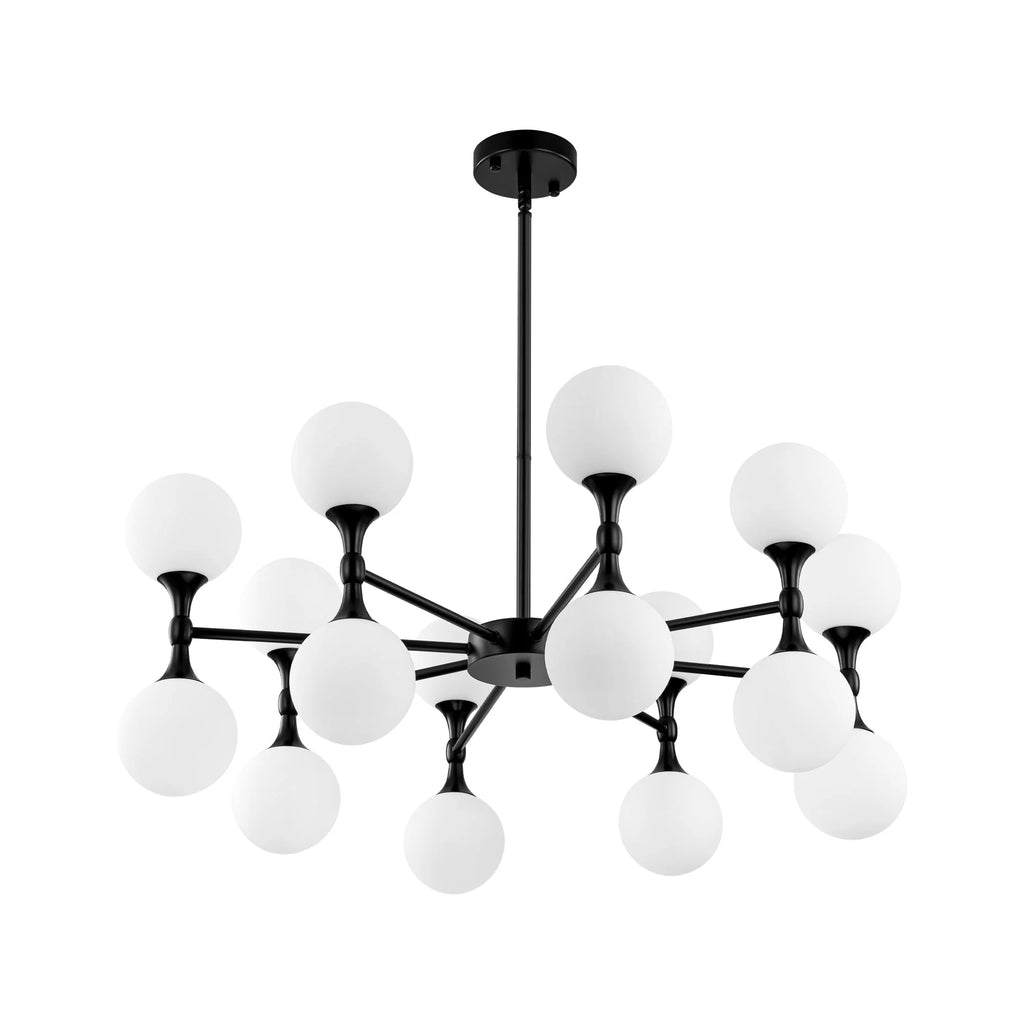 16-Light Dimmable Sputnik Linear Chandelier O1227