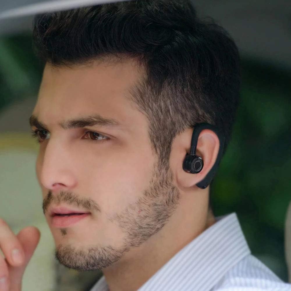 Bluetooth Headset Wireless Single Earpiece Noise Cancelling Headphones R2098
