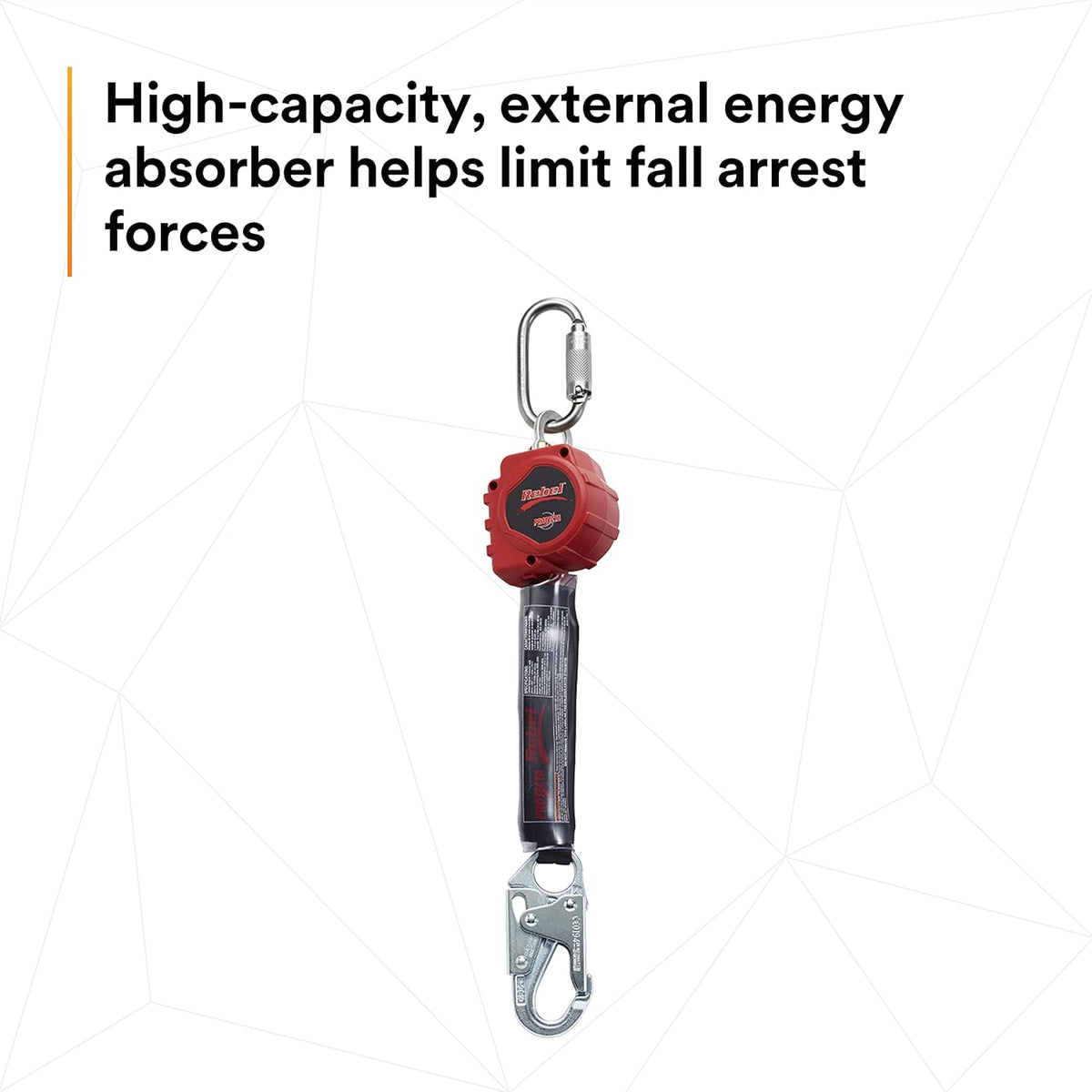 Self Retracting Lifeline with Steel Snap Hook and Carabiner V26165