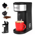 Mini Coffee Machine with Self-Cleaning Function and 8-14 oz Brew Size N8951
