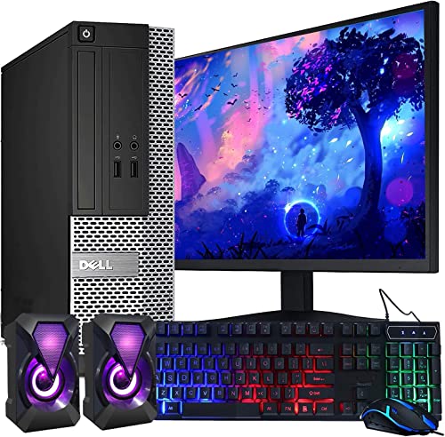 Intel Core i5 3rd Gen 3.2 GHz 16GB RAM 2TB HDD 22 Inch LED Monitor RGB Keyboard and Mouse WiFi Windows 10 Pro Desktop PC W9826