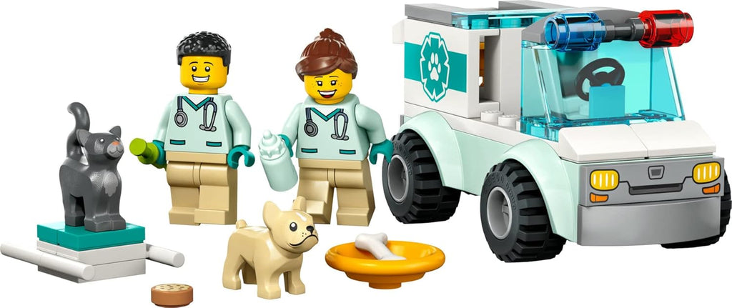 LEGO City Vet Van Rescue Toy Animal Ambulance Playset H26833