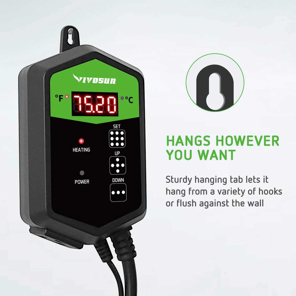 20.75 Seedling Heat Mat and Digital Thermostat Combo Set D79823