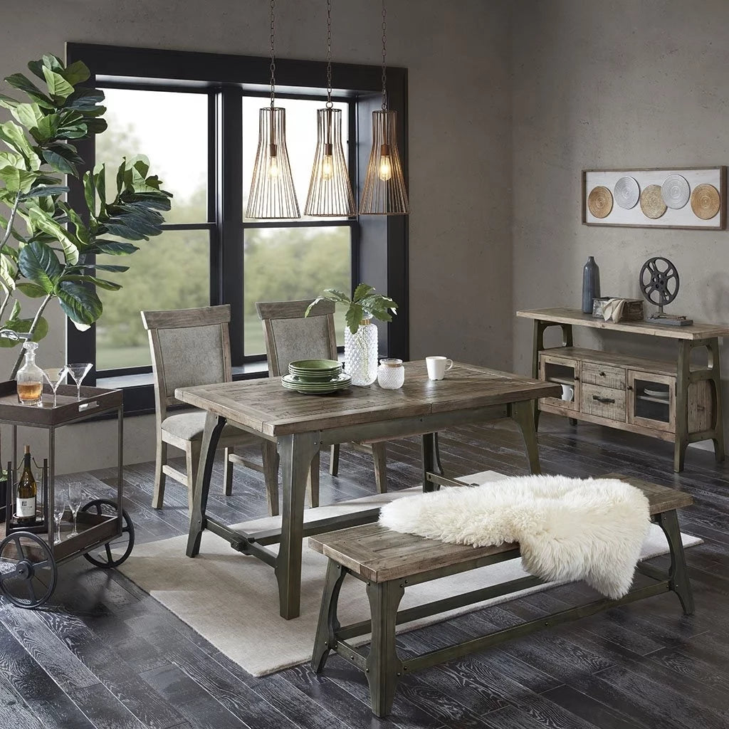 Grey Extension Dining Table Q339