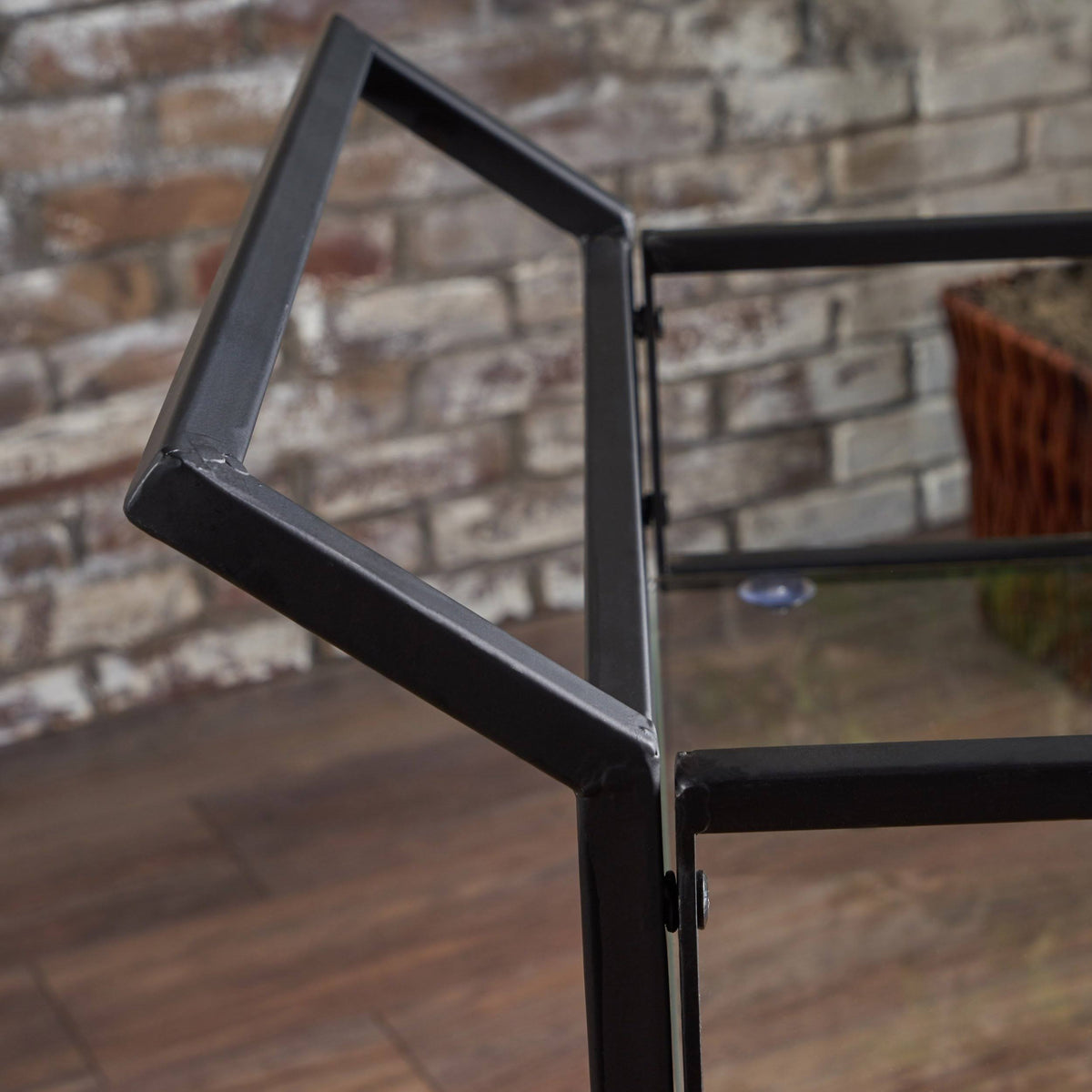 Black Glass Bar Cart K777