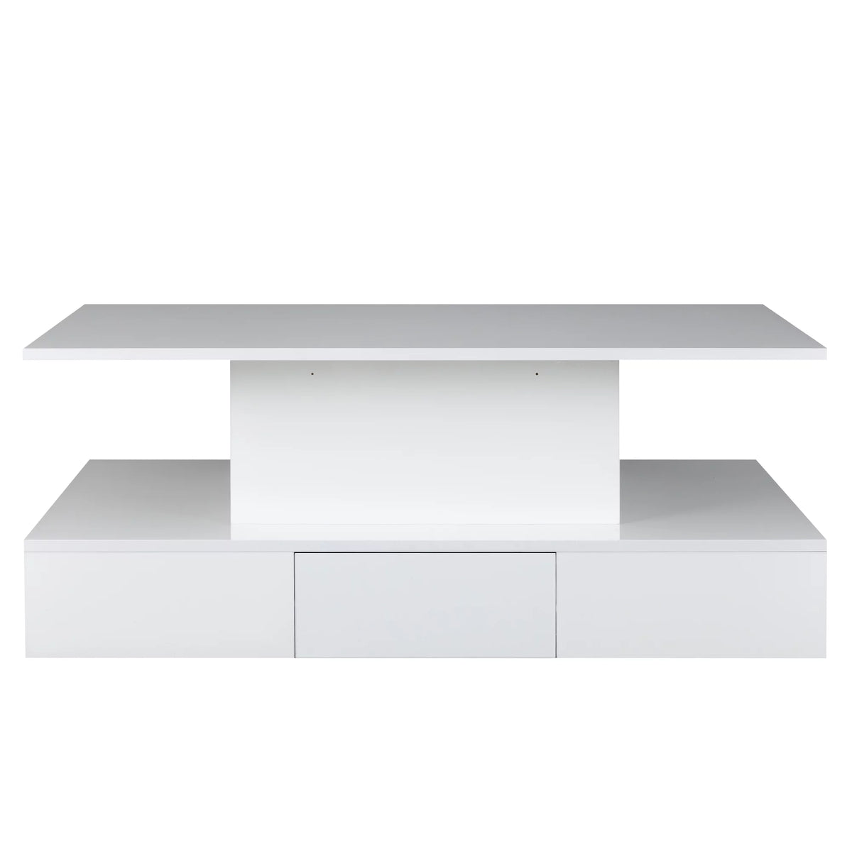White LED Coffee Table with 4 Drawers Z4678