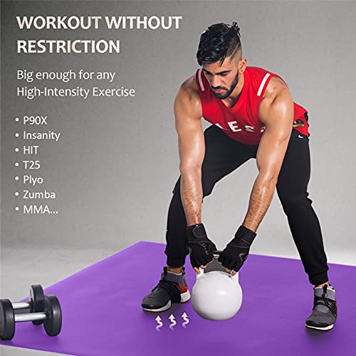 Large Non-Slip Exercise Mat 7mm U5695