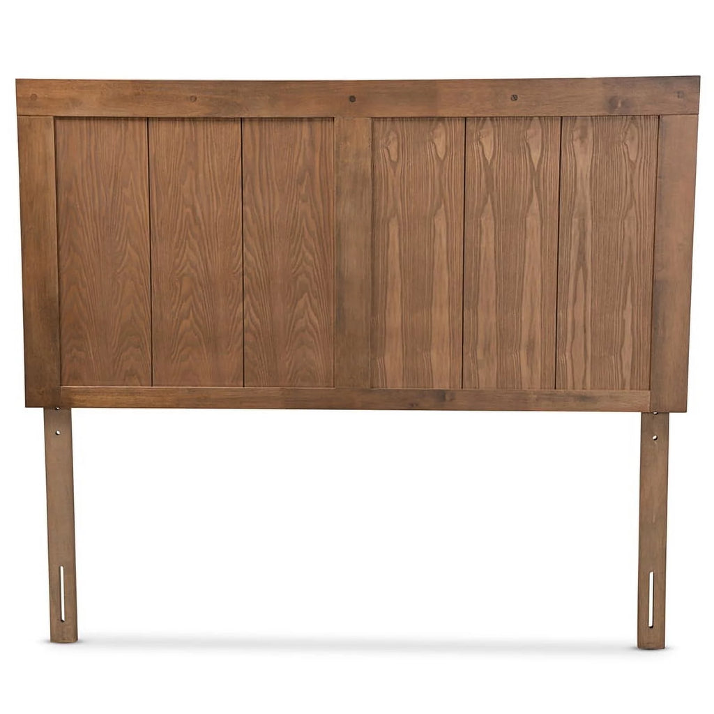 Queen Size Ash Walnut Finished Wood Headboard G86579