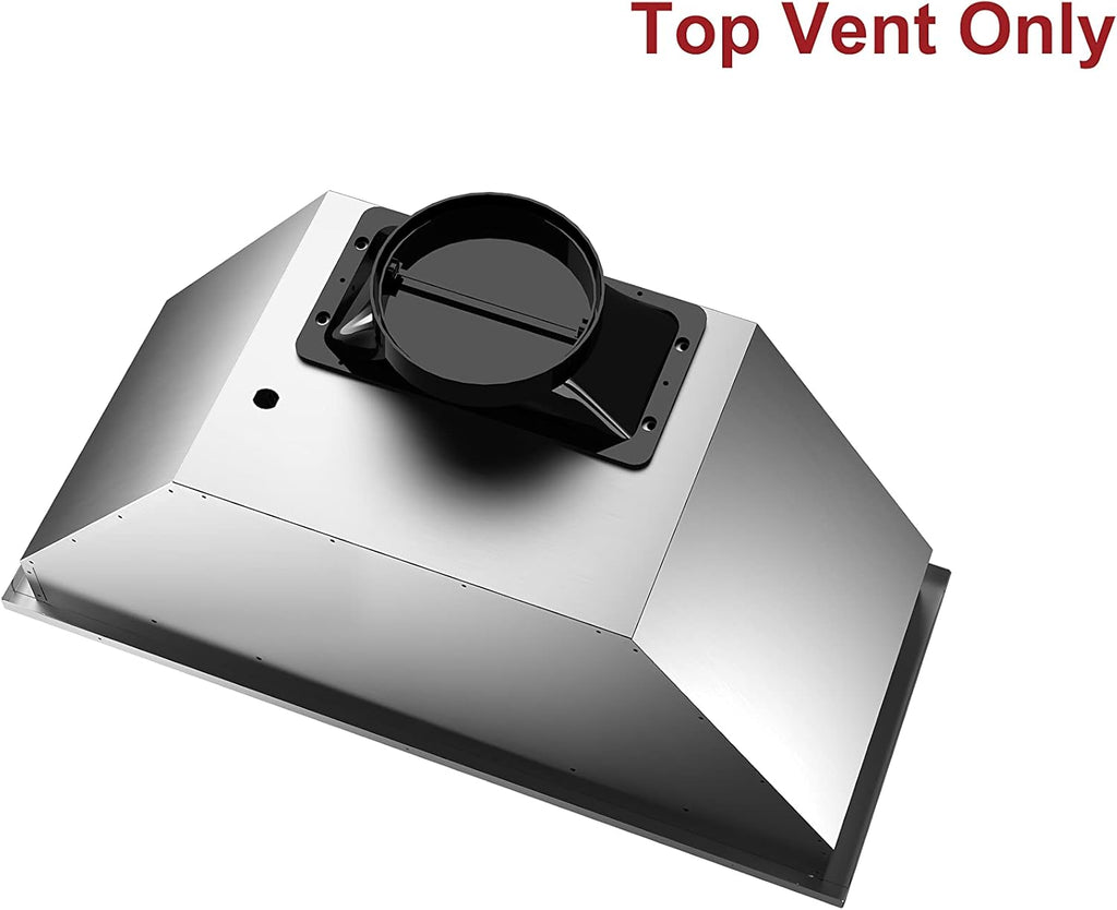 Stainless Steel Built-in Range Hood Insert 30, 900 CFM, 4 Speed, Aluminum Filters A3680