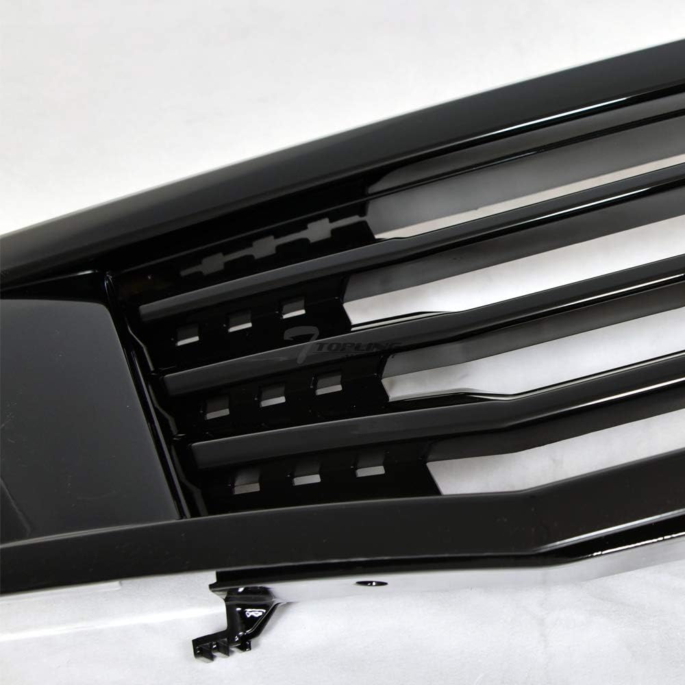 Glossy Black Front Grille Pack of 2 E7609