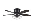 52" Matte Black LED Ceiling Fan with Light Kit K267911