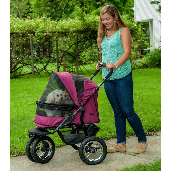 Double No-Zip Pet Stroller O184