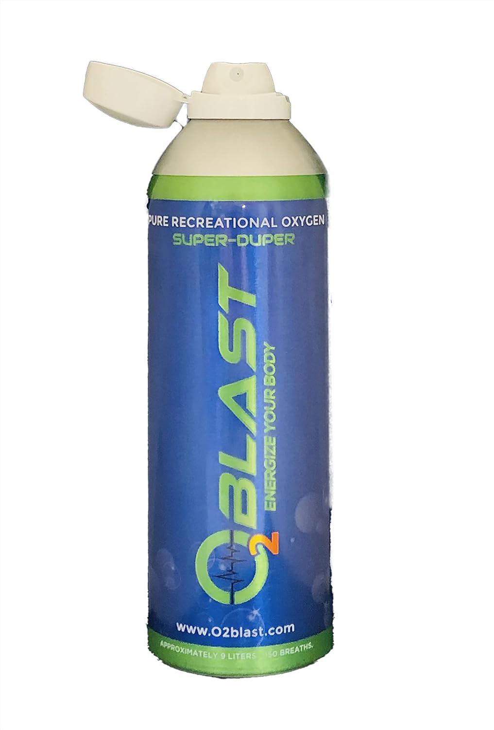 99.7% Pure Oxygen Supplement, 9 Liter Portable Oxygen Can, 6 Pack, Natural, Pack of 2 C965