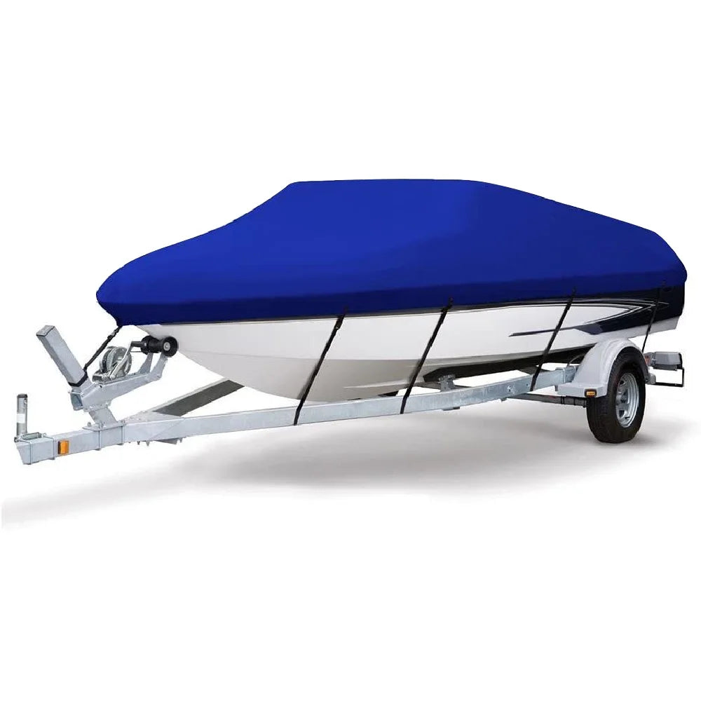 Heavy Duty Waterproof Trailerable Boat Cover, Pacific Blue N90020