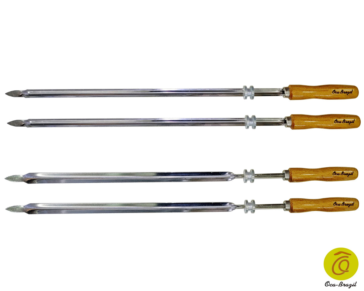Set of 4 Brazilian Skewers 28" R4946