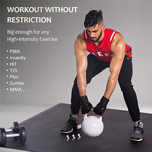 Large Non-Slip Exercise Mat 7mm U5695