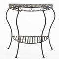 Metal Console Table Outdoor Half Moon Table A1527