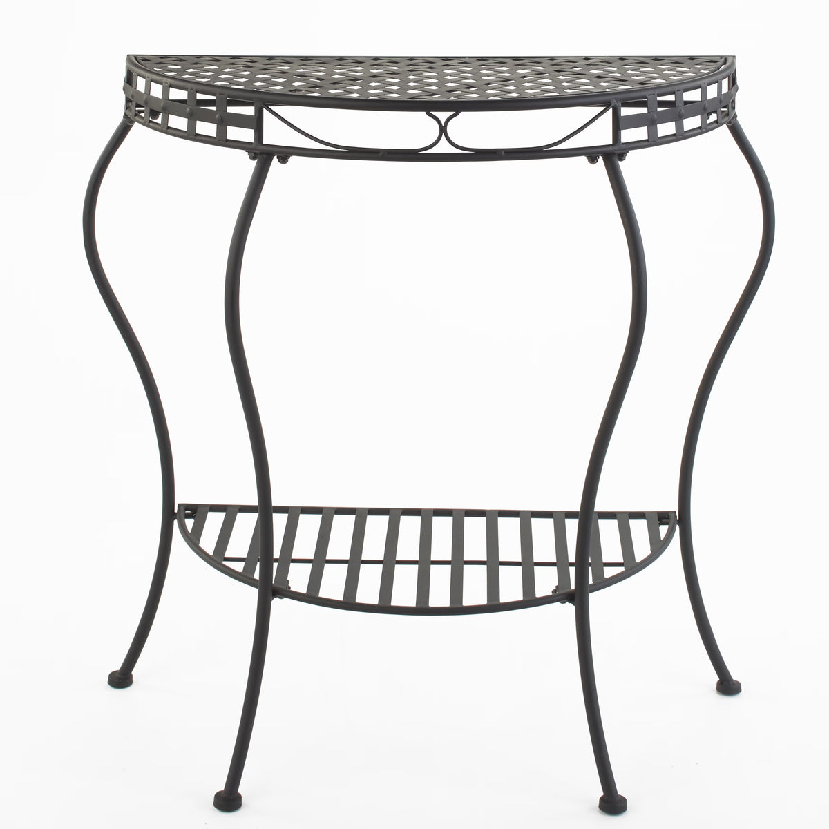 Metal Console Table Outdoor Half Moon Table A1527
