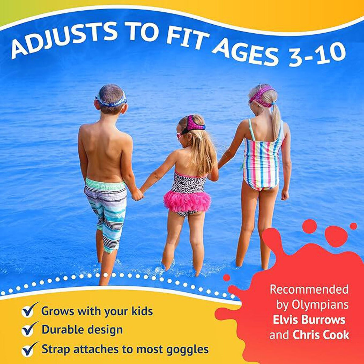 Pink Kids Swim Goggles P692