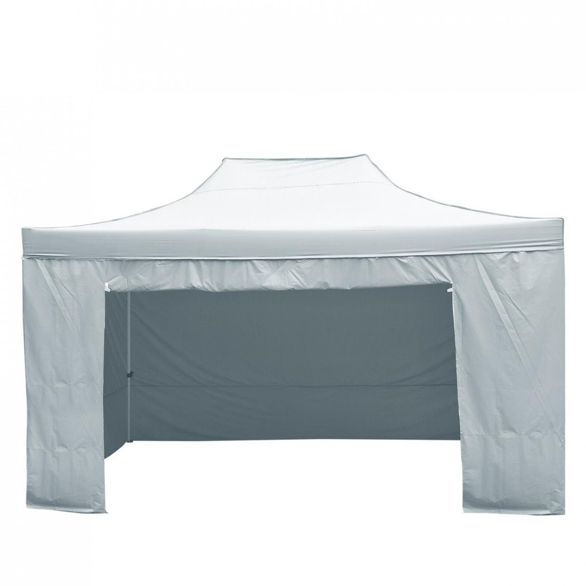 Silver Commercial Tent with 6 Removable Sidewall Q587901