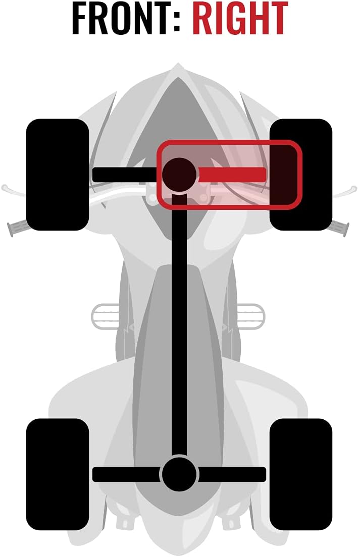 Front Right Axle for Can-Am Maverick 1000 4X4 F832