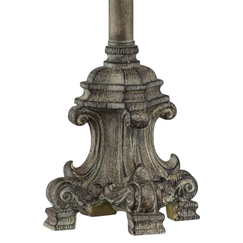 Beige Metal Fabric Shade End Table Lamps Set of 2 G39448