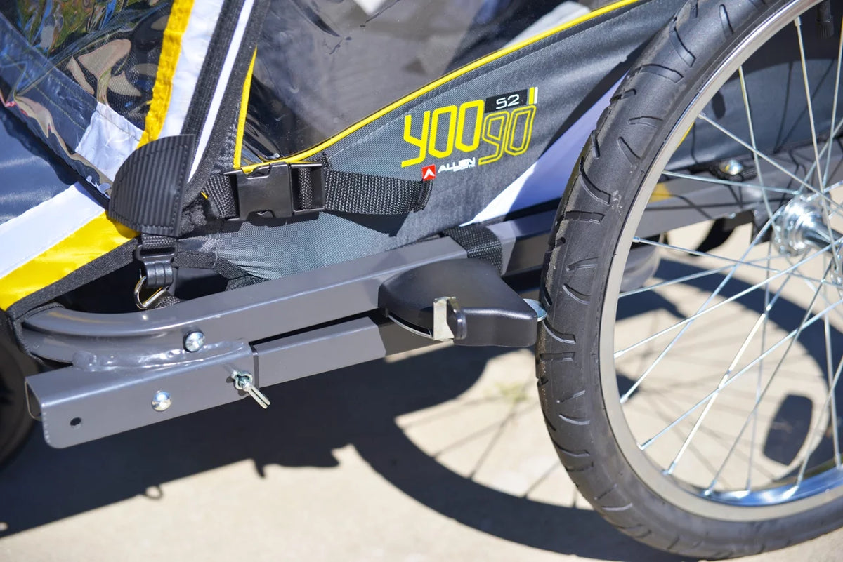 Steel 2-Child Bicycle Trailer and Stroller C738
