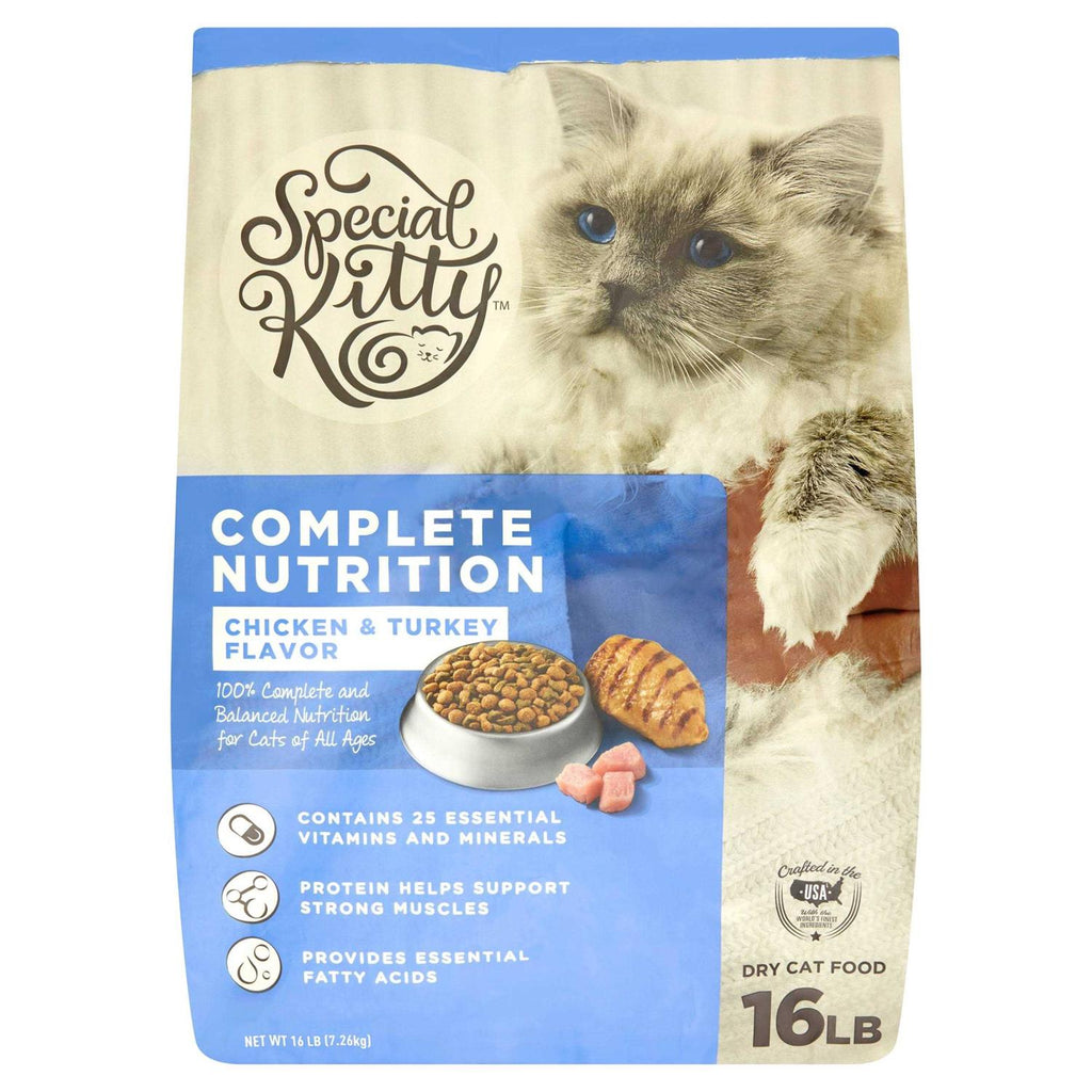 Chicken & Turkey Flavor Dry Cat Food V61747
