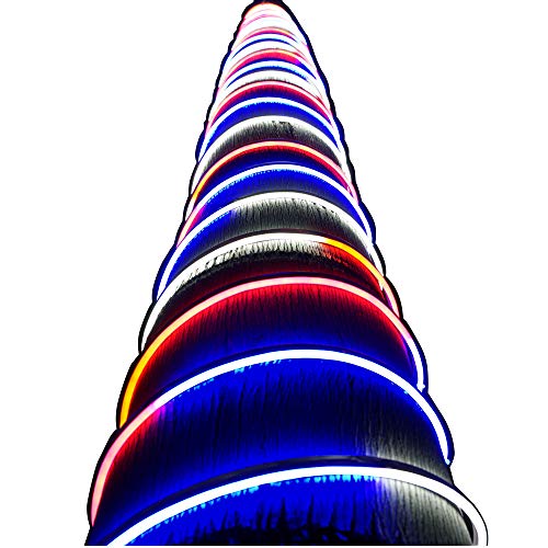 30ft Red White Blue Waterproof LED Rope Lights S802
