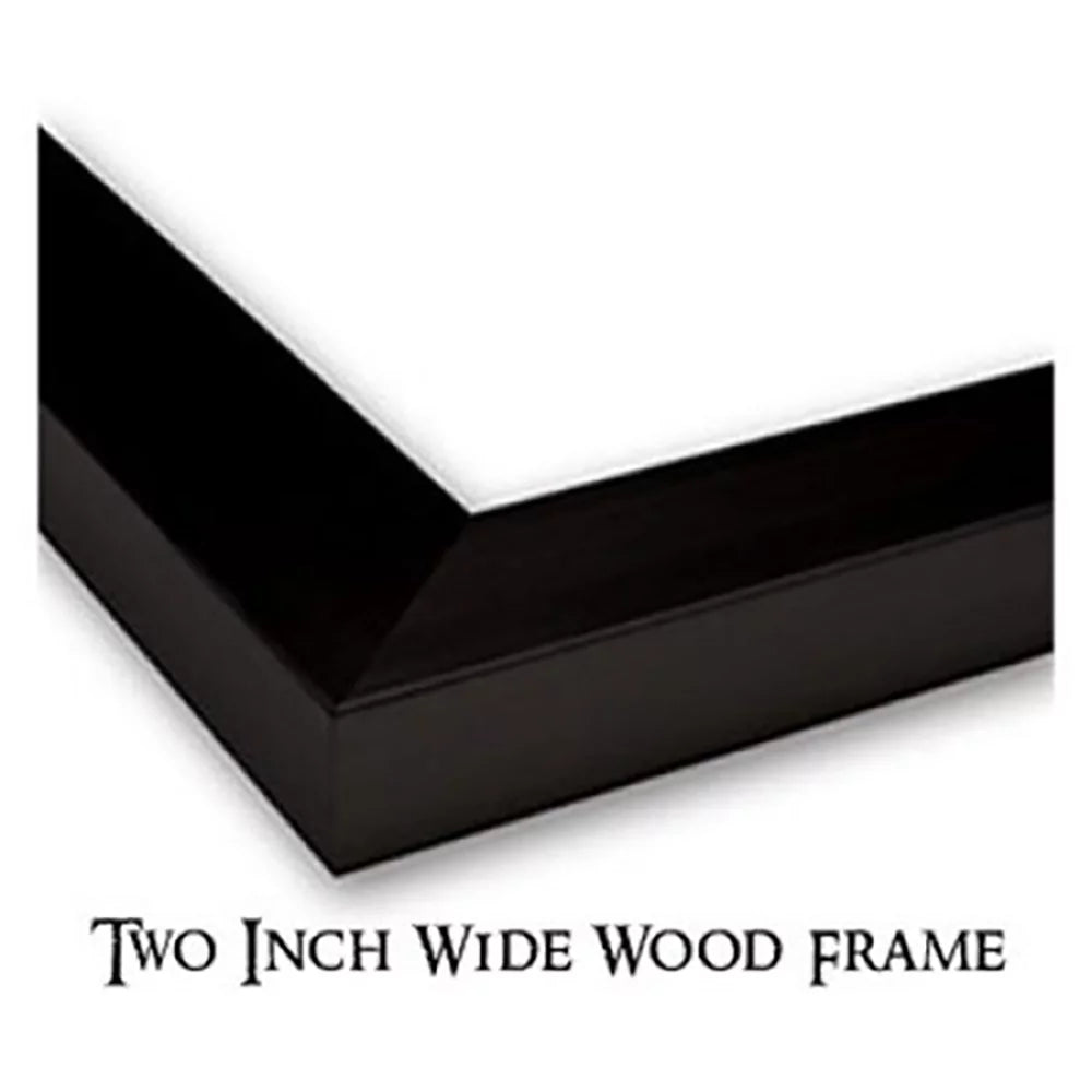Black Modern Framed Art Print G361