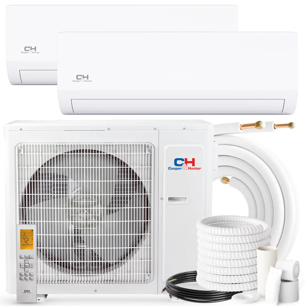 18000 BTU 230V Dual Zone Mini Split Heat Pump Air Conditioner S49158