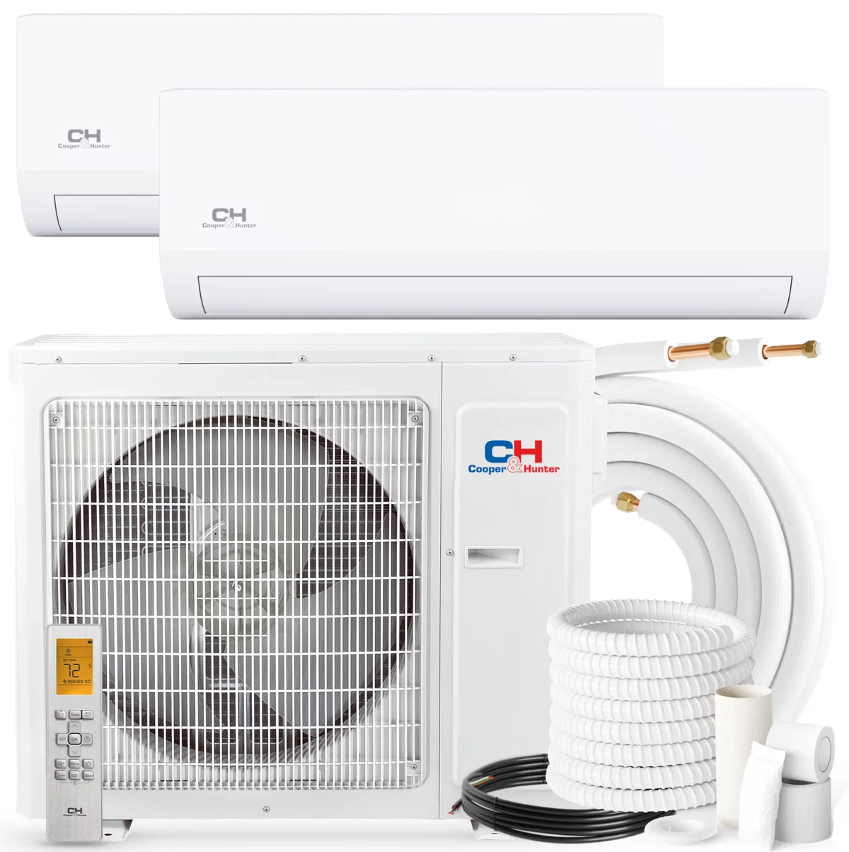 18000 BTU 230V Dual Zone Mini Split Heat Pump Air Conditioner S49158