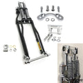 BLACK 24" SPRINGER FRONT END Handlebar Adapter 4" Bar Riser Q180057