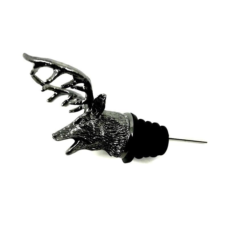 Creative Elk Head Wine Pourer Bottle Stopper M653572
