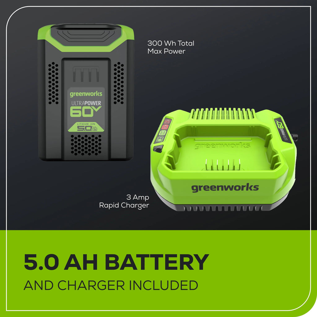 60V 21 Push Lawn Mower with Battery & Charger O867151
