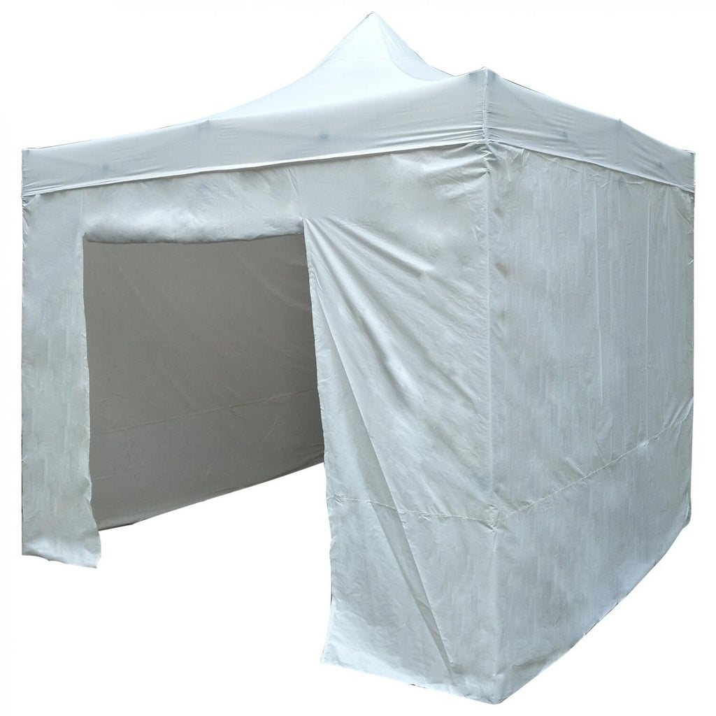 Silver Commercial Tent with 6 Removable Sidewall Q587901